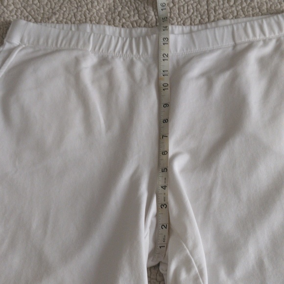 J.Jill Large White Pull On Stretch Waist Pima Cotton Modal Blend Shorts - Picture 9 of 16